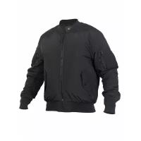 Куртка Пилот мужская утепленная (бомбер), GONGTEX Tactical Soft Flight Jacket, осень-зима, цвет Черный (Black)-S