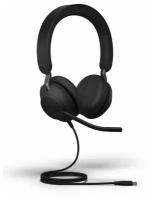 Наушники Jabra Evolve2 40 USB-C MS Stereo 24089-999-899