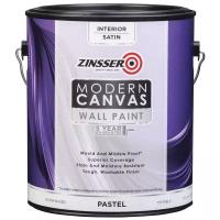 Zinsser Modern Canvas Wall Paint Satin полуматовая белый 3.43 л 5 кг