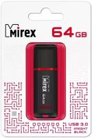 Флешка USB 3.0 Flash Drive MIREX KNIGHT BLACK 64GB