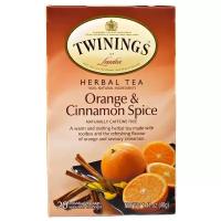 Чай травяной Twinings Orange & cinnamon spice в пакетиках