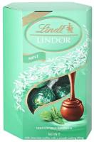 Конфеты шоколадные Lindt Lindor "Mint" мятные 200 г (из Финляндии)