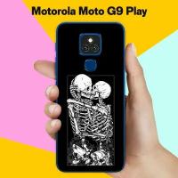 Силиконовый чехол на Motorola Moto G9 Play Череп 11 / для Моторола Мото Джи9 Плэй