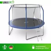 Каркасный батут UNIX Line SUPREME BASIC 10 ft 241 см, синий UNIXLINE