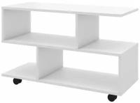 Журнальный столик, сервировочный стол Beneli алекс, прямоугольный, Белый, 90х35х55,3 см, 1 шт