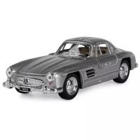 Металлическая машинка 1:36 1954 Mercedes-Benz 300SL, инерционная / Серебристый