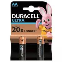 Батарейка Duracell Ultra Power AA/LR6, в упаковке: 2 шт