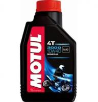 Моторное масло Motul 3000 4Т SAE 10W-40, 1 л