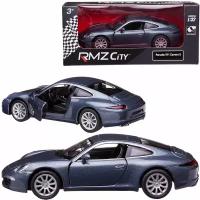 Машина металлическая RMZ City серия 1:32 Porsche 911 Carrea S, синий металлик цвет, двери открываются 554010-BLU