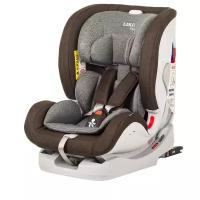 Автокресло группа 0/1/2/3 (до 36 кг) Liko Baby Sprinter Isofix, темно-коричневый в точку