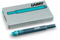 Картриджи для перьевой ручки Lamy T10, Бирюзовый, 5 шт