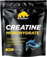 Креатин моногидрат, Prime Kraft, Creatine, 500 г, Цитрусовый микс