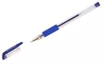 Ручка гелевая OfficeSpace синяя, 0,5 мм, грип (1 набор ручек из 12 шт)