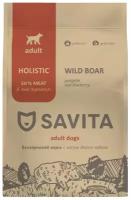 Savita беззерновой корм для взрослых собак с мясом дикого кабана