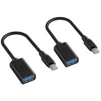 Переходник Aukey USB 3.0 to USB-C 2pc (CB-A26) Black