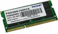 Модуль памяти Patriot Signature Line PSD38G16002S