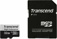 Карта памяти 32Gb MicroSD Transcend + SD адаптер (TS32GUSD350V)