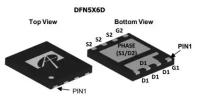 AON6992 Dual N-Channel MOSFET 30V 50A