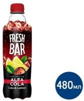 Напиток газированный Fresh Bar Кола-лимон, 480мл. Х 24 штуки