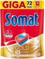 Таблетки для посудомоечной машины Somat Gold, 72 шт