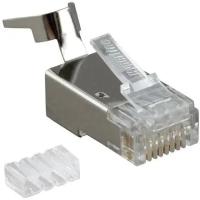 Разъем RJ45 8P8C кат.6 FTP PLUG-8P8C-UV-C6-TW-SH-10 экранир. универс. (уп.10шт) Hyperline 49340