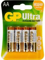 Батарейка GP Ultra Alkaline 15AU LR6 AA (4шт.)