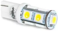 T10 T028 /белый/ (W2,1x9,5d) 9SMD 5050 3chip W5W, блистер, 2 шт