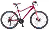 STELS Велосипед Stels Miss 5000 D 26 V020 (2021) Размер рамы: 16 Цвет: Вишнёвый/розовый (собран, настроен, готов к эксплуатации)