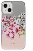 Чехол Ted Baker Anti-Shock для iPhone 13 Jasmine Clear Pink (83519)
