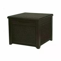 Квадратный сундук Cube Rattan 208л графит