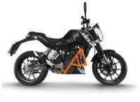 Дуги на мотоцикл KTM Duke 125, Duke 390 до -`16, Duke 200 `12-`21 CRAZY IRON серии STREET (Оранжевый)