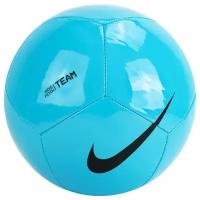 Мяч футбольный NIKE Pitch Team, р.5, арт. DH9796-410, голубой