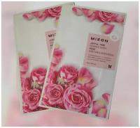 MIZON Joyful Time Essence Mask Rose Тканевая маска для лица с экстрактом лепестков розы 23г