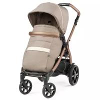 Прогулочная коляска Peg-Perego Book, бежевый, цвет шасси: бронзовый