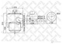 Пневмоп. со стак. Volvo FM FH9 12 16 HCV Stellox 90-78041-SX