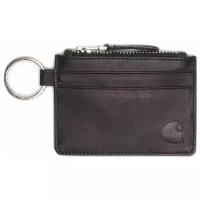 Бумажник CARHARTT WIP Leather Wallet With M Ring Black 2021