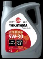 TAKAYAMA Масло Моторное Takayama Motor Oil 5w-30 4 Л 605523