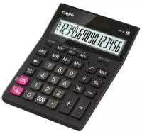 Калькулятор настольный полноразмерный Casio GR-16 16-разрядный черный 1 шт