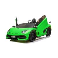 RiverToys Автомобиль Lamborghini Aventador SVJ A333MP, зелeный