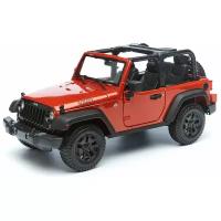 Maisto Машинка Jeep Wrangler Rubicon 2014, 1:18 оранжевый