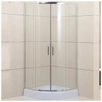 Душевой уголок BelBagno UNO-195-R-2-85-C-Cr 850x850x1950