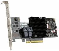 Адаптер ASUS PIKE II 3008-8I 8 портов, LSI SAS 3008, RAID 0/RAID 1/RAID 10/RAID 1E, до 12GB/S [90SC05E0-M0UAY0]