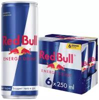 Энергетический напиток Red Bull, 0.25 л, 6 шт