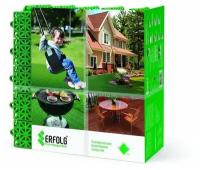 Универсальное покрытие "ERFOLG H & G", 33 х 33 см, цвет зеленый, набор, 9 шт