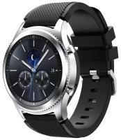 Силиконовый ремешок Grand Price для Samsung Gear S3 Frontier / S3 Classic, 22 мм, черный