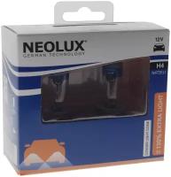 Лампа NEOLUX H4 12V-60/55W P43t (+130% света) Extra Light 130 DuoBox, комплект 2 шт, N472EL1-2SCB