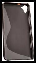 Ультра-тонкая полимерная MyPads из мягкого силикона задняя панель-чехол-накладка для HTC Desire 826 черная