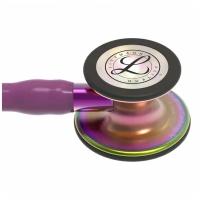 Стетоскоп Littmann Cardiology IV Сливовый с радужной акустической головкой и фиолетовым стеблем (Plum/Rainbow), 6205