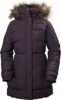 Куртка парка женская, Helly Hansen, W BLUME PUFFY PARKA, цвет темно-фиолетовый, размер M
