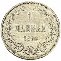 Российская империя, Финляндия 1 марка 1890 г. (L) (6)